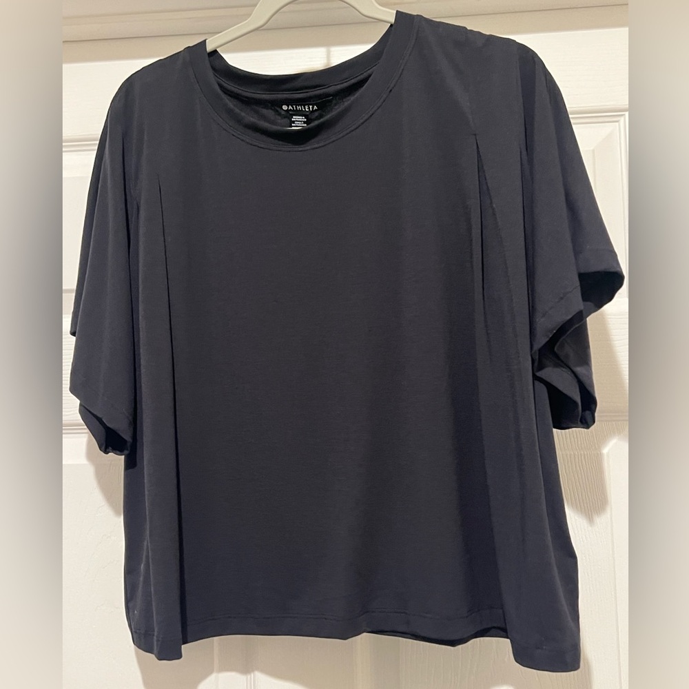 Athleta Women's Size XL Blacc loose fit tee